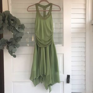 💥LAST CHANCE 💥 Green Beaded Dress